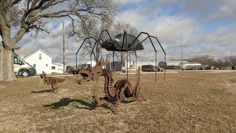Other Metal Art Around the Property