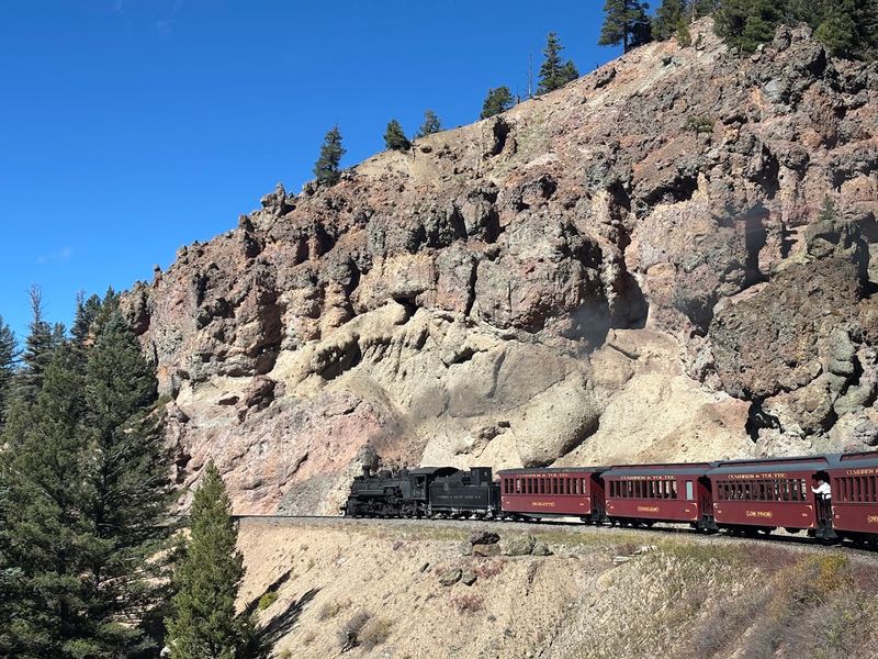 Steam Engines Beneath The Mountain Sky