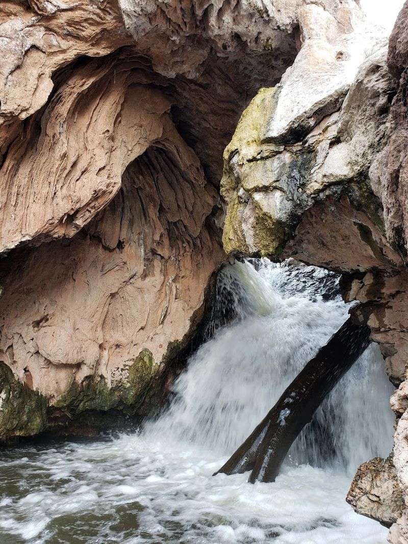 A Stone Formation That Looks Frozen Mid-Flow