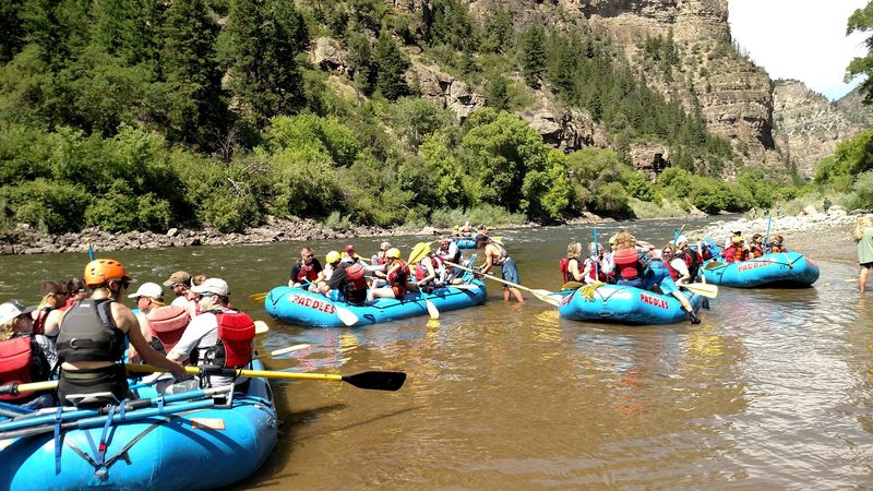 Canyon Walls, River Spray, And Easygoing Views