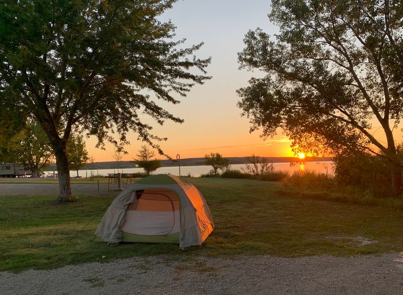 Minooka Park Campground, Wilson Lake, Sylvan Grove, Kansas