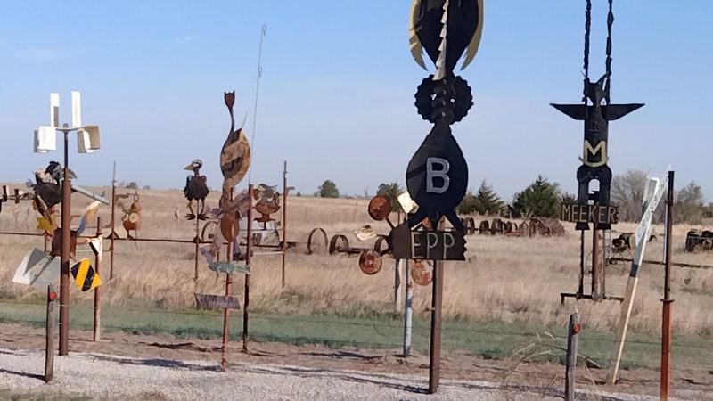Whirligigs That Actually Spin In The Prairie Wind