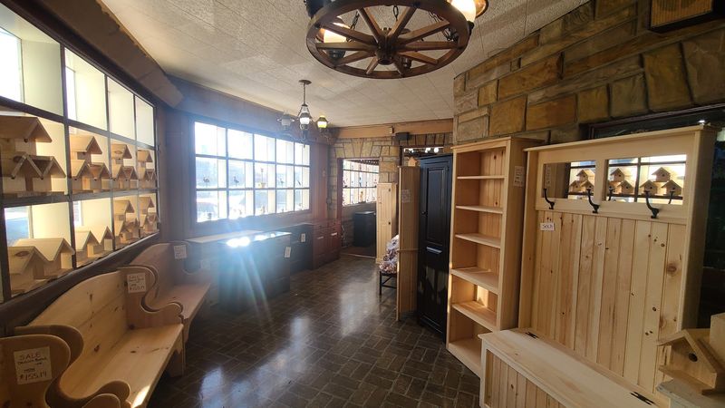 Locally Crafted Woodwork Out Back