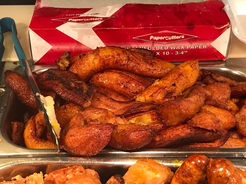 Golden Plantains And Fried Yuca On The Side