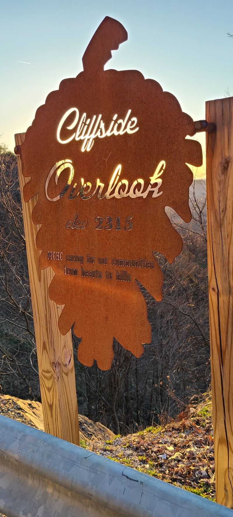 The Overlook Stands At An Elevation Of 2,315 Feet