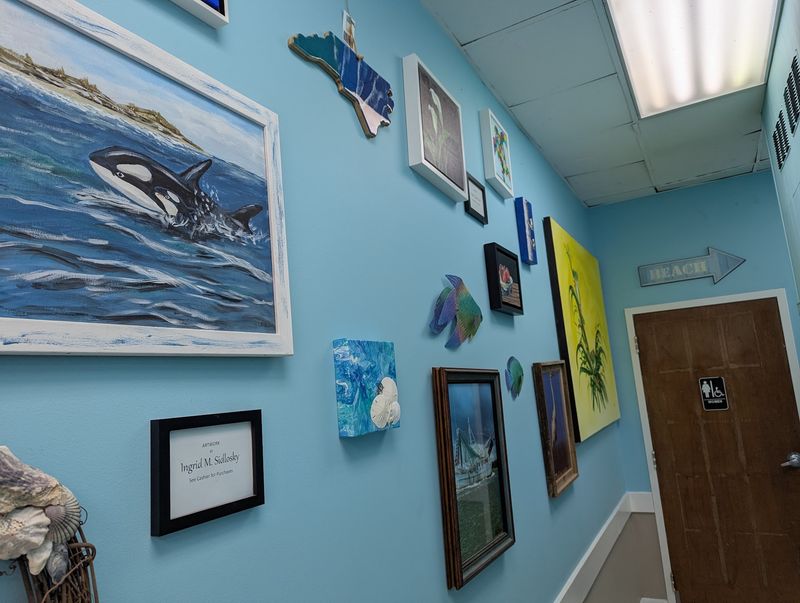 Local Art Covering Every Wall