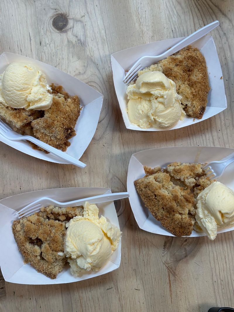 Warm Slices Made Even Better With Ice Cream