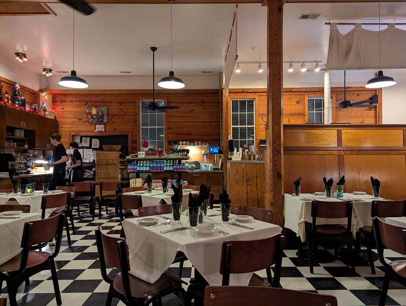 The Homey Wood-Paneled Bistro Feel
