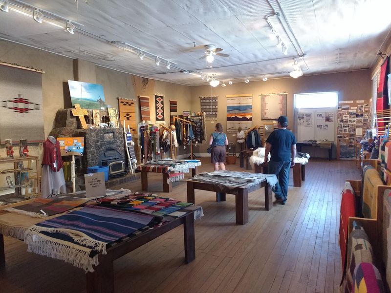 Handwoven Rugs Turn The Entrance Into A Burst Of Color