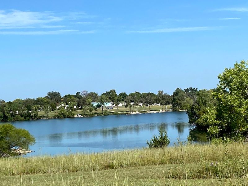 Roughly 150 Acres Of Water Ringed By Flint Hills Grassland