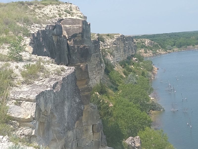 Limestone Bluffs Give The Park Its Name