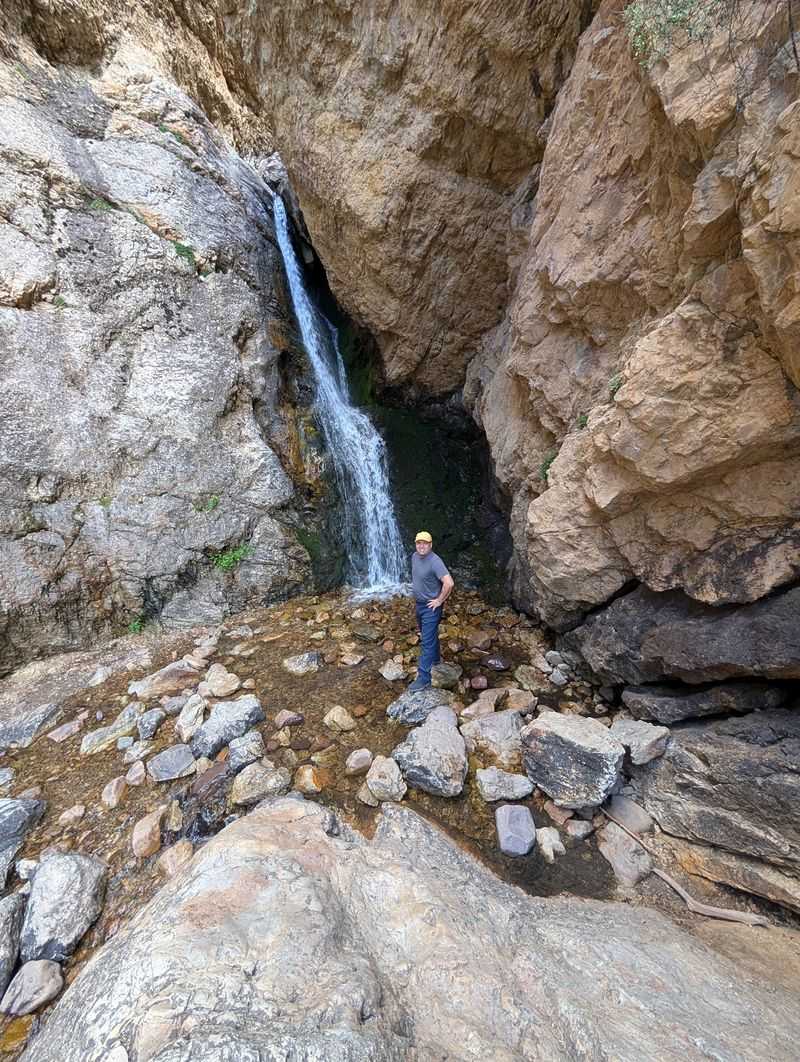 Stepping Into A Hidden Rocky Grotto