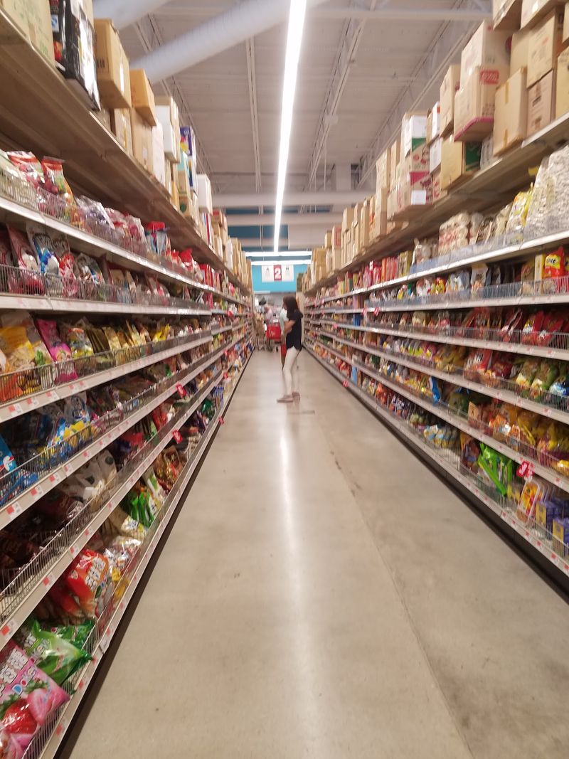 Snack Aisles Stacked With Imports