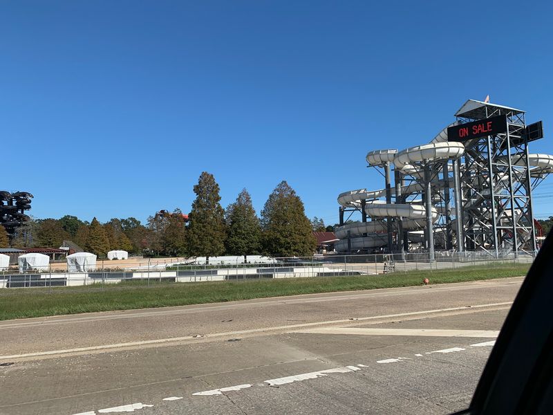 The Interstate Exit Drops Straight Into A Waterpark