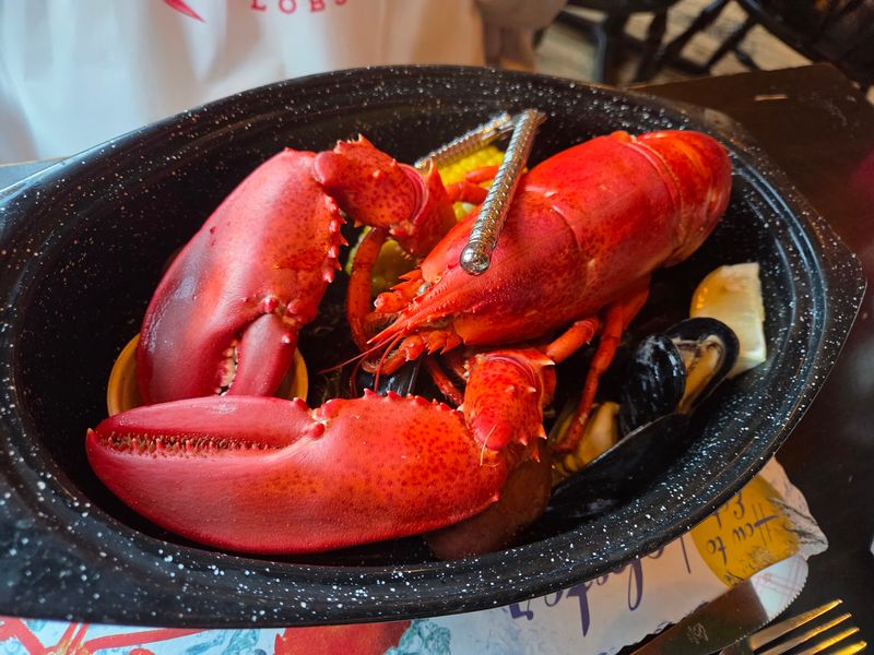 Steamed Maine Lobster Comes Straight From The Kettle