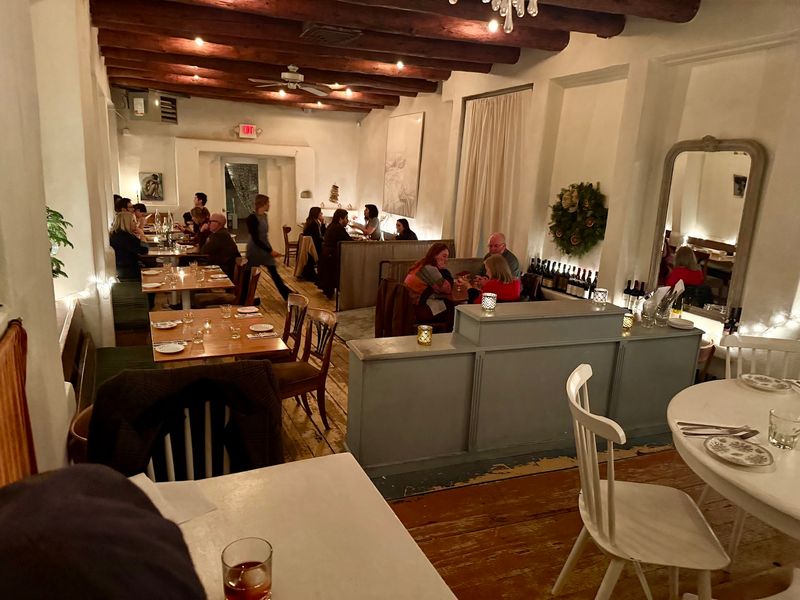 Thick Adobe Walls Give The Dining Room Serious Character