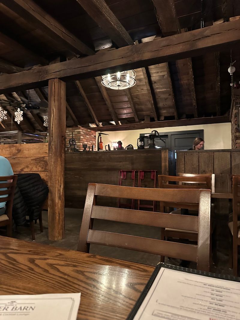 Original Timbers Still Frame The Dining Room