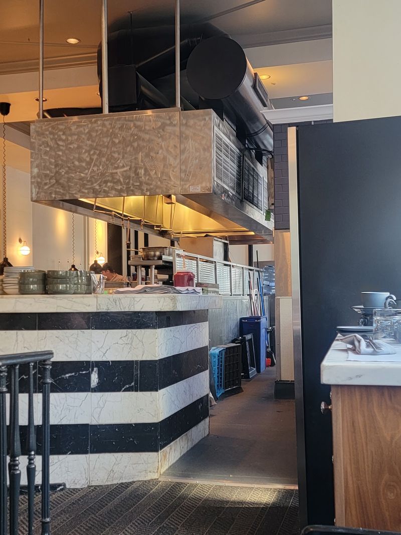 The Open Kitchen Changes The Mood Of The Old Bank Room