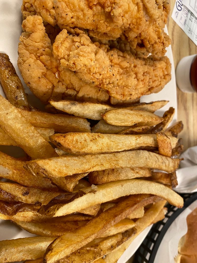 Fresh-Cut Fries Beans And Slaw Keep The Plate Classic