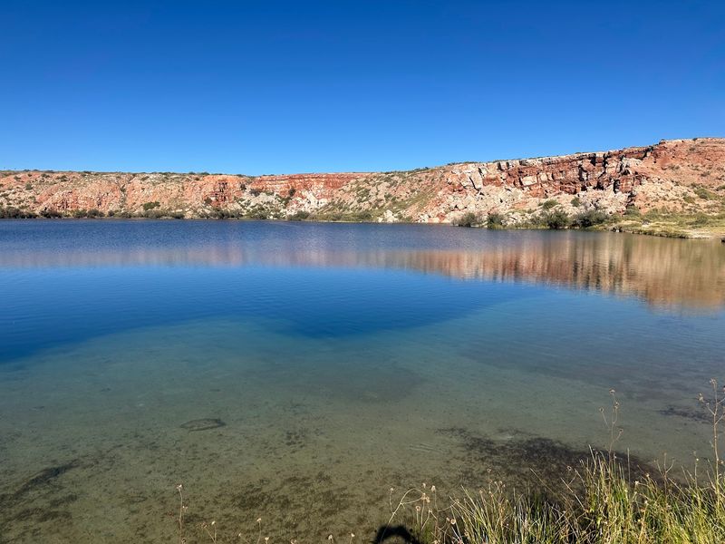 Lea Lake Campground At Bottomless Lakes State Park, Roswell