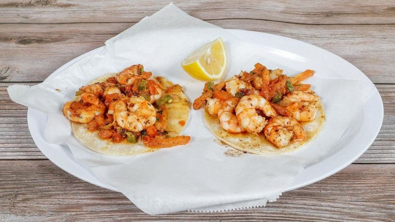 Fresh Seafood And Perfectly Cooked Shrimp