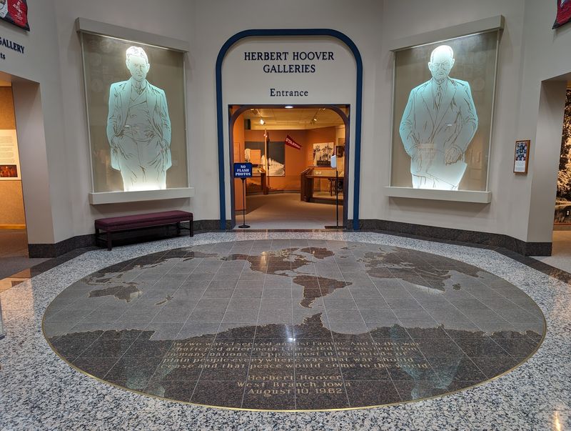 The Herbert Hoover Presidential Library Just East