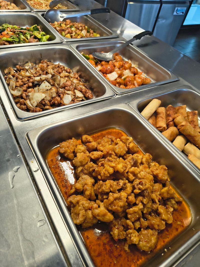 The Lunch Buffet Keeps The Room Buzzing