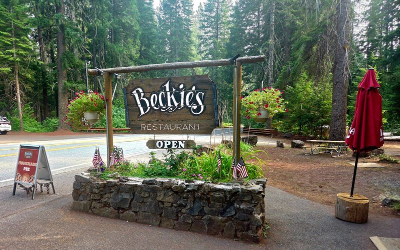 The Forest Setting Connects The Cafe To Southern Oregon Outdoors