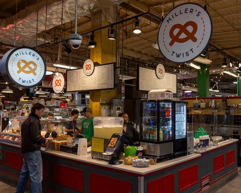 Pretzel Counter at Reading Terminal Market