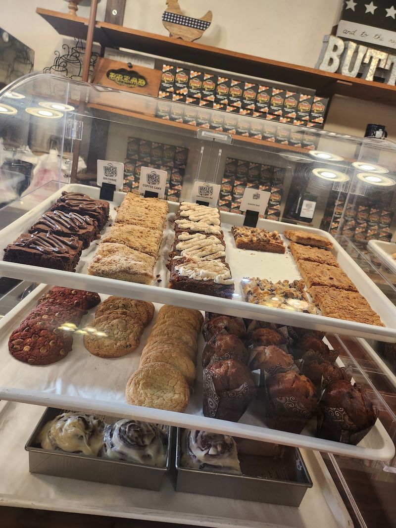 Bakery Treats Lined Up Out Front