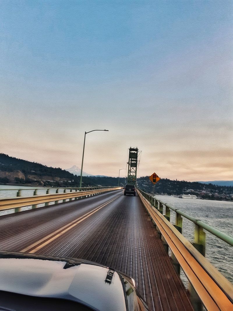 The Steel-Grated Deck Gives The Drive A Different Feel