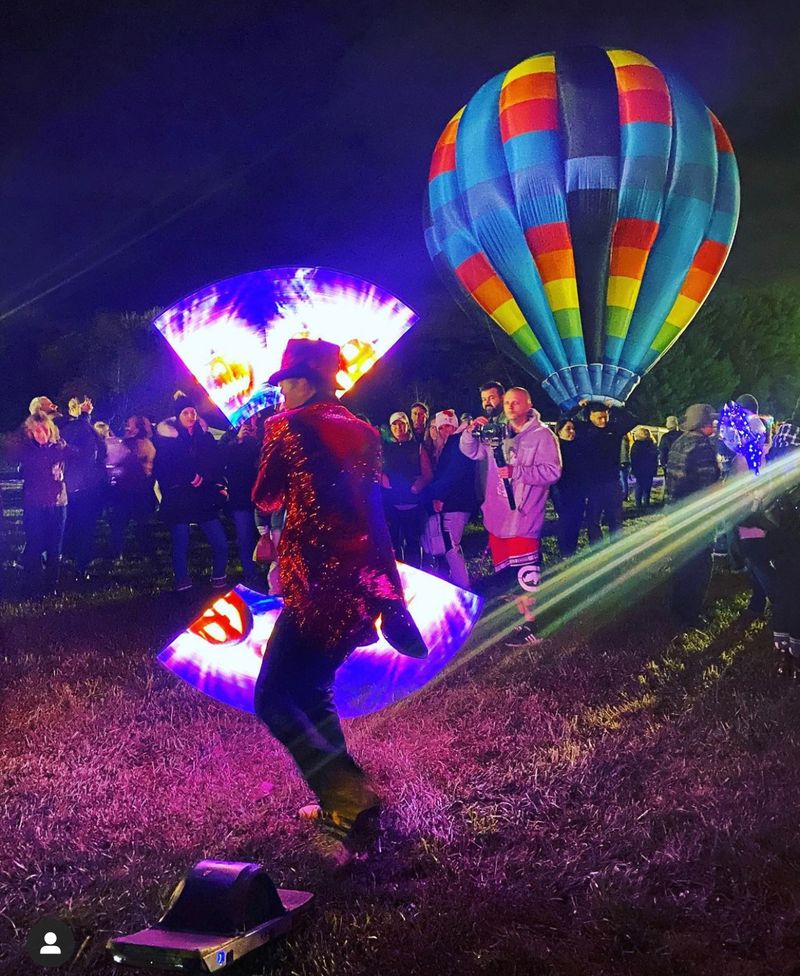 Live Music Keeps The Ground Busy While You Watch The Sky