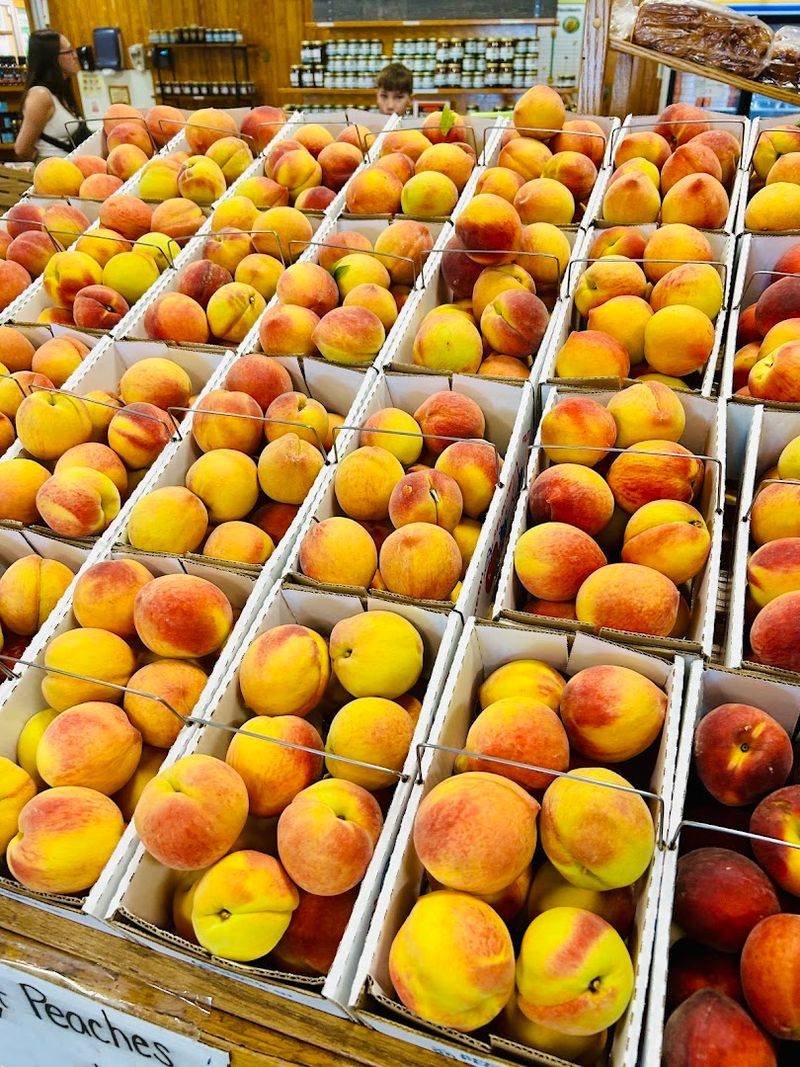The Market Puts Summer Peaches Within Easy Reach