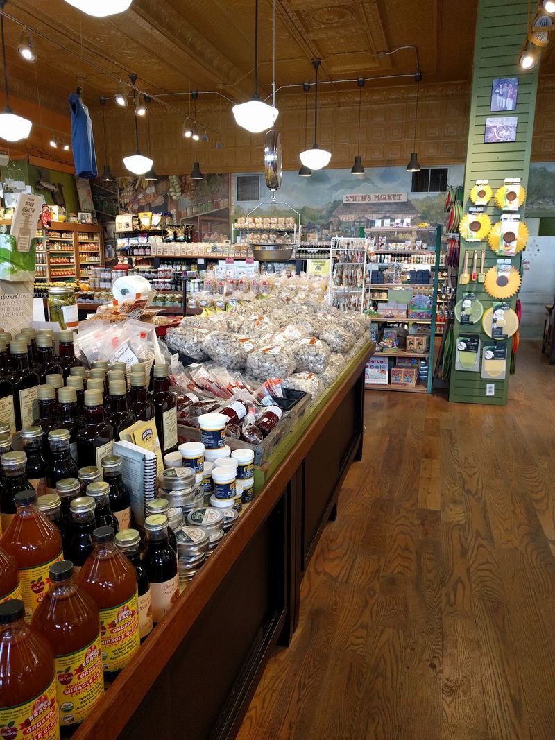 Shelves Stacked With Kansas Made Goods