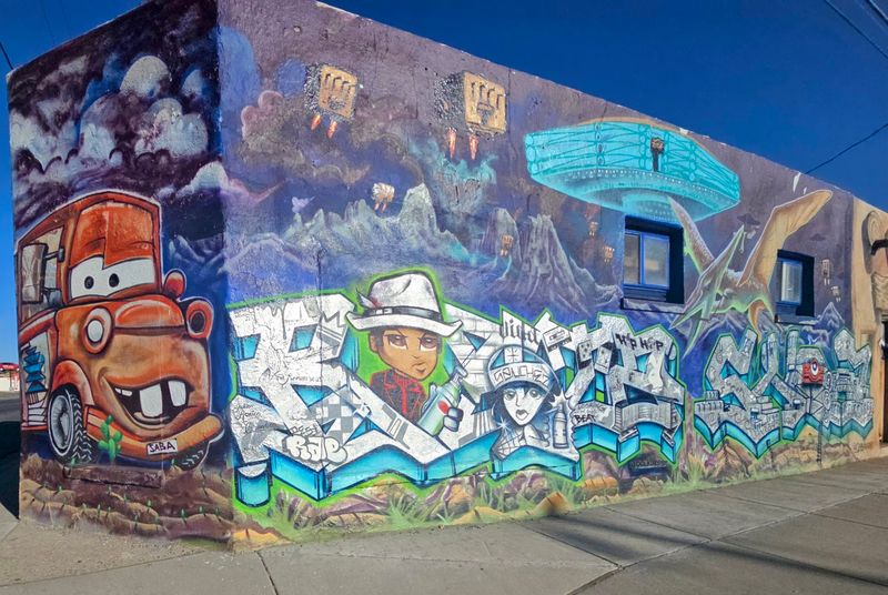 A Bright Mural Gives The Bakery Extra Character