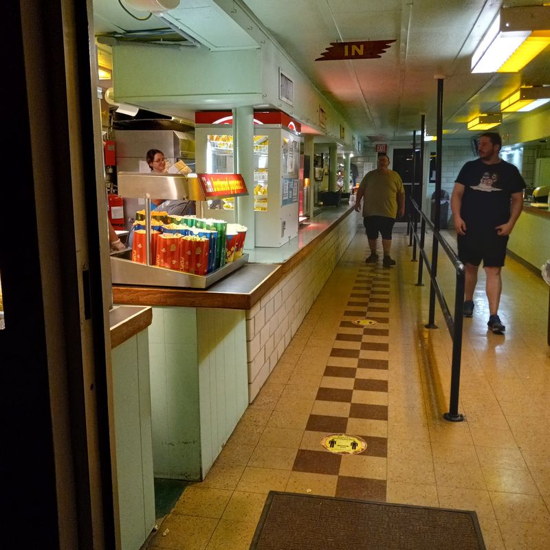 Two Concession Stands Keep The Popcorn Within Reach