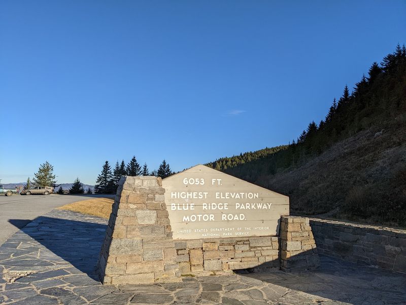 The Blue Ridge Parkway Begins Almost At The Edge Of Town