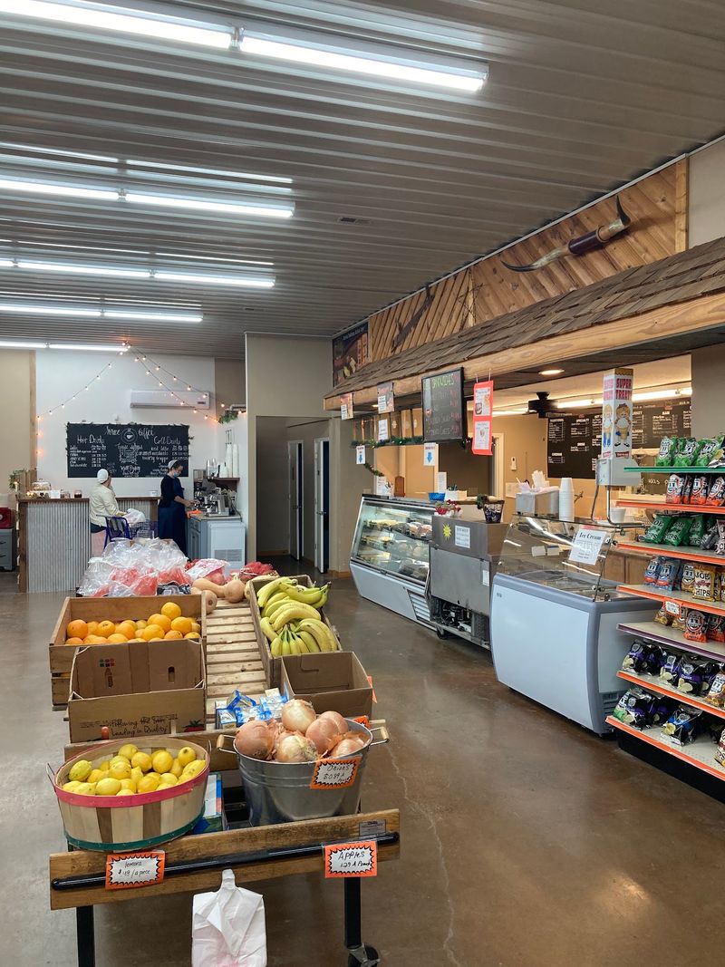 Fresh Meat, Cheese And Produce Fill Out The Grocery Selection
