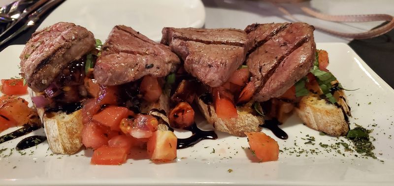 Filet Bruschetta Gives Dinner A Strong Opening