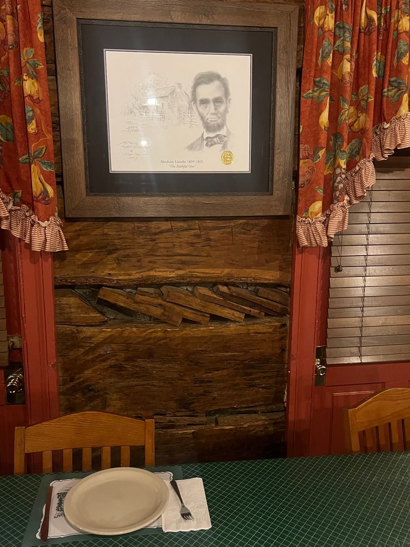 County Road 200 East Leads To The Original Log Room