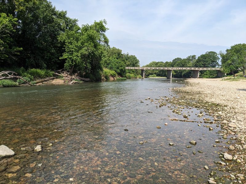 Shoal Creek Runs Right Through The Park