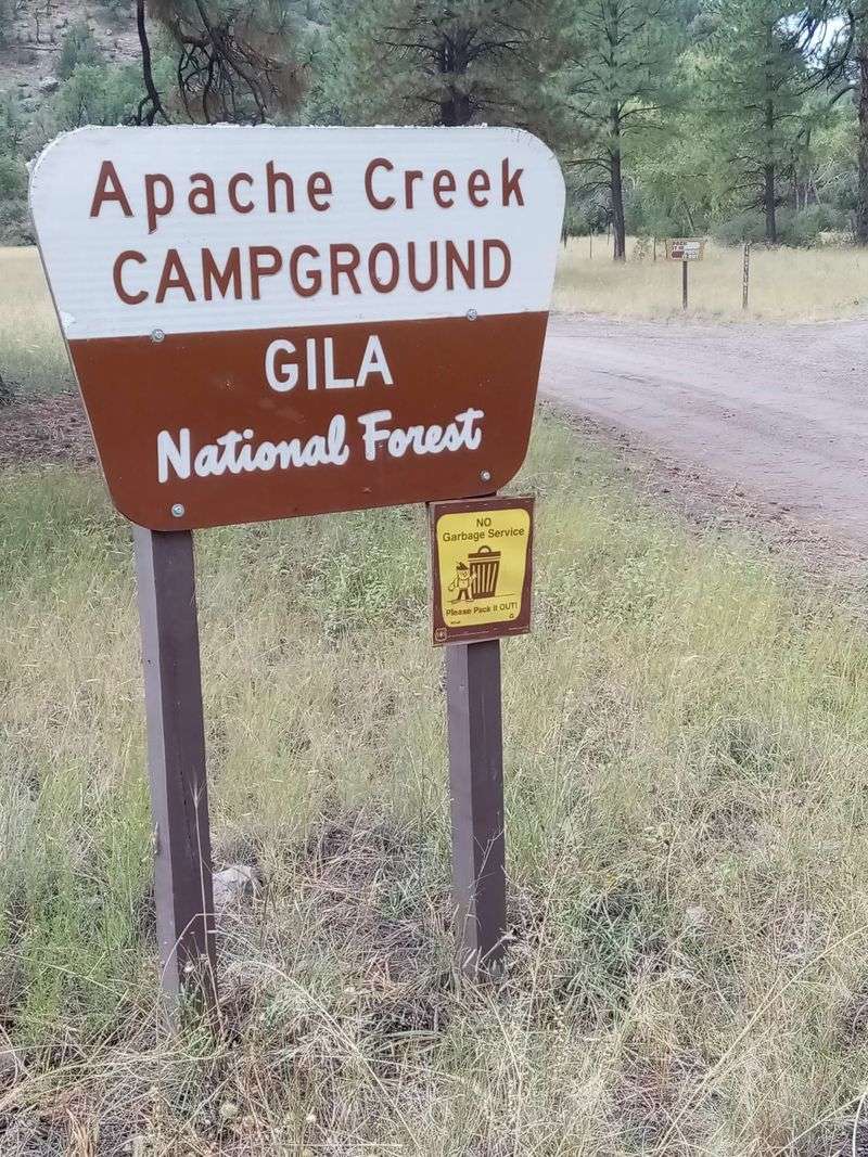 Apache Creek Campground, Reserve