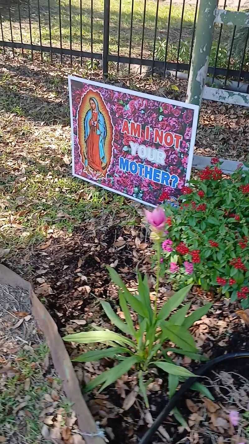 Notice The Sacred Block Around It