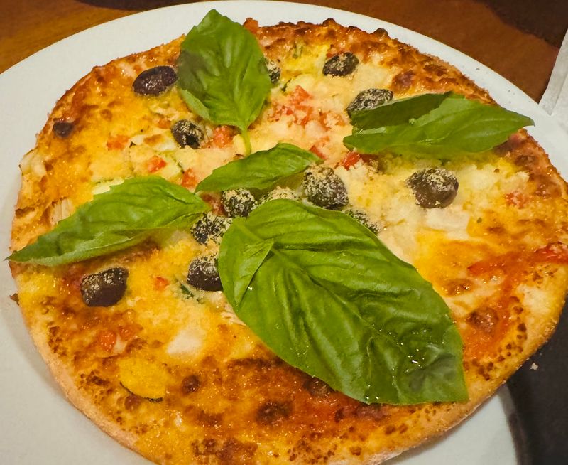 Pizza In A Restaurant Known For Pasta