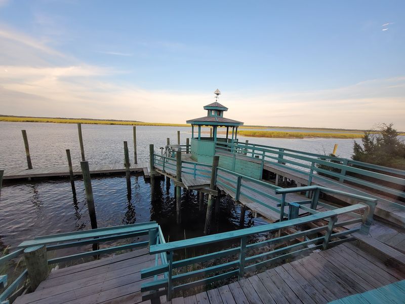 The Sapelo River Sits Beside The Dining Room
