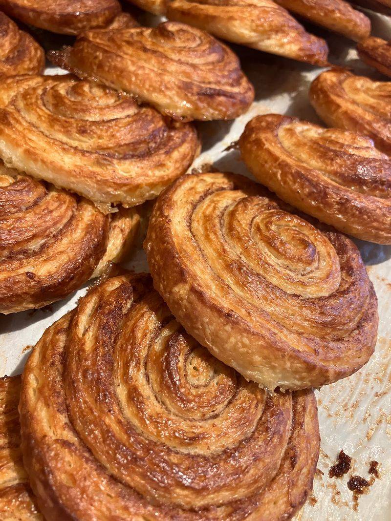 French-Style Pastries Fill The Display Case
