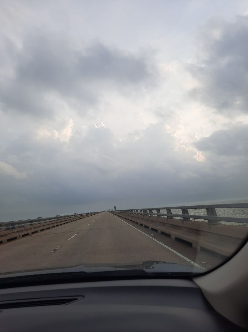 Causeway Boulevard Runs Straight Into The Lake