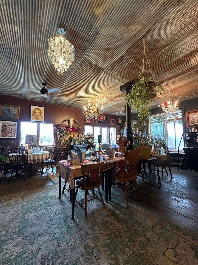 Mismatched China And Art On Every Wall