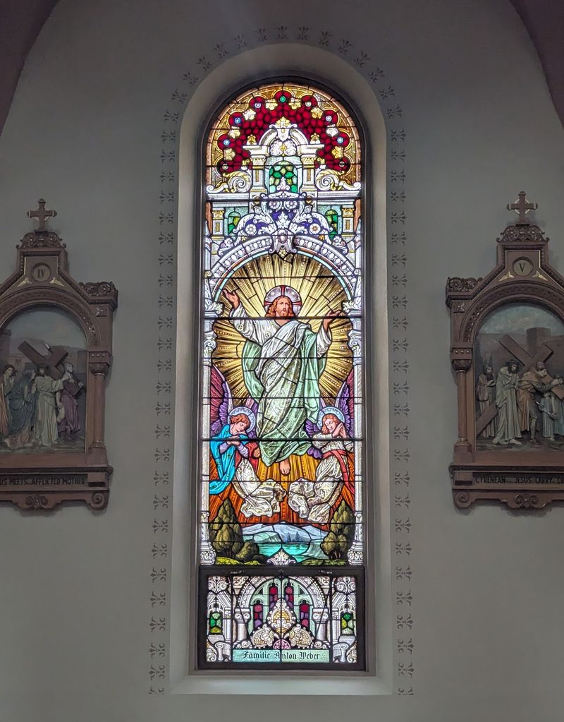 Stained Glass Windows Telling The Story Of Jesus