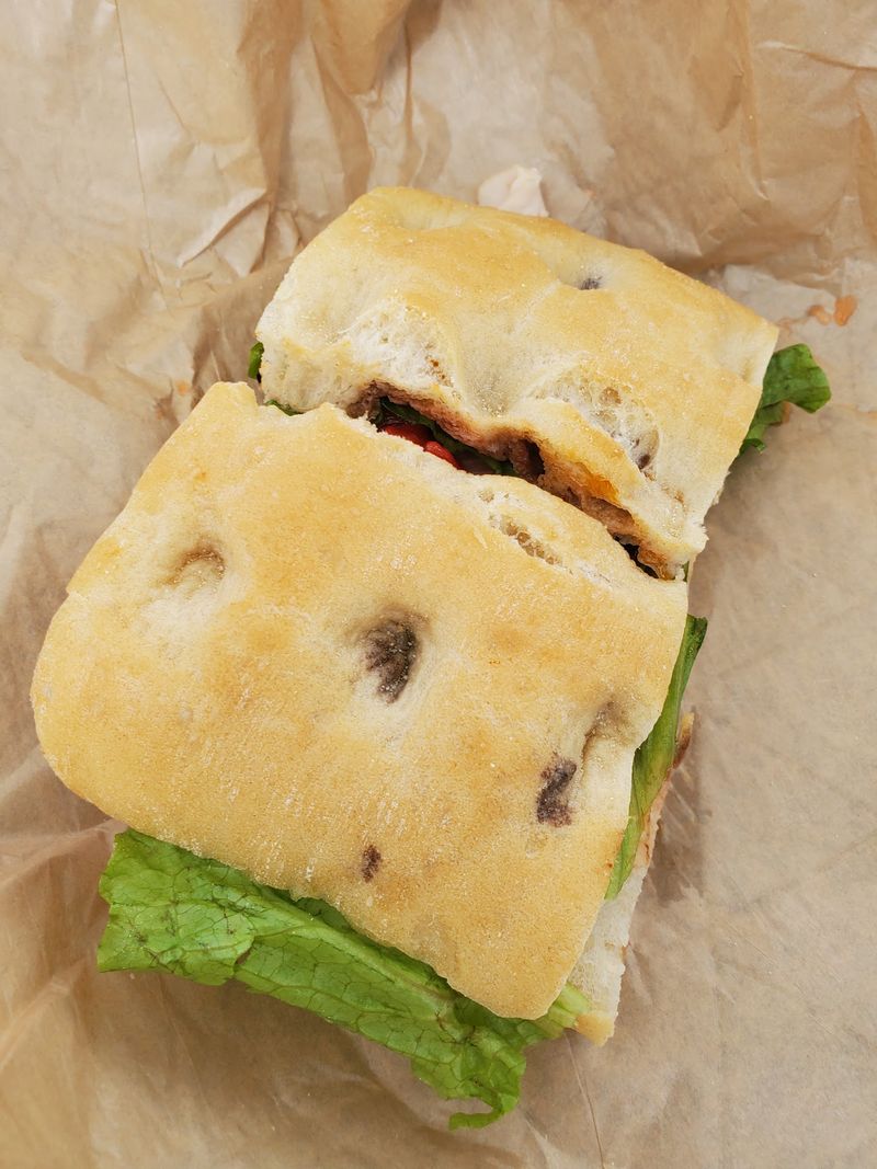 The Turkey And Brie On Focaccia
